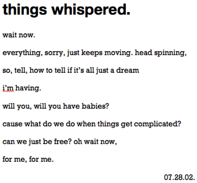 poetic ethnography::tantrums