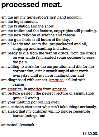 poetic ethnography::panic attacks