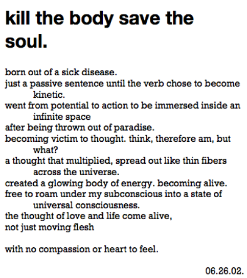 poetic ethnography::incantations